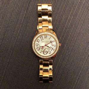 Betsy Johnson Rose Gold Watch